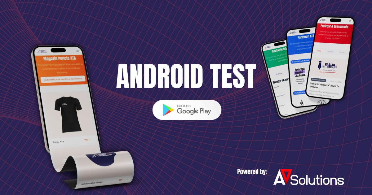 Lansăm perioada de test pentru aplicația ATA pe Android!